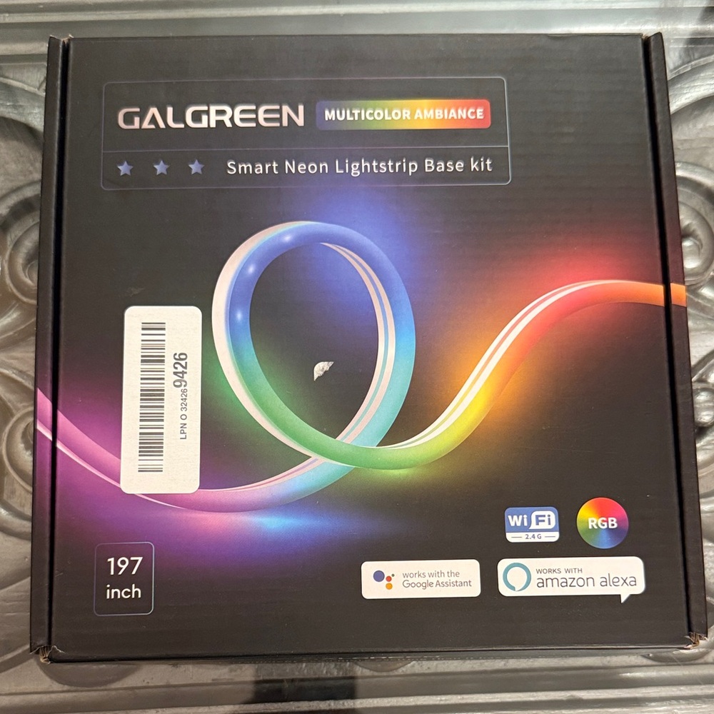 GALGREEN Smart Neon Lightstrip Base Kit 197 inch